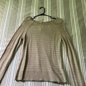 Light brown sweater, American Eagle.